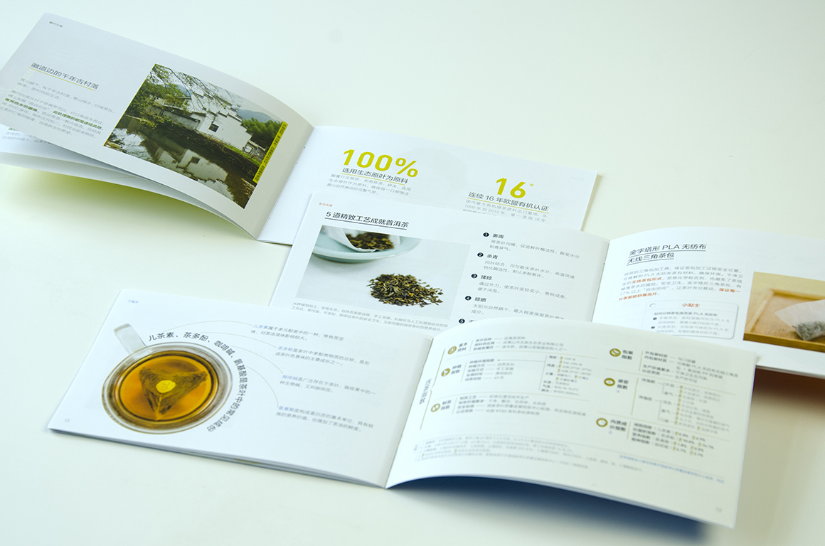洱海茶业宣传画册