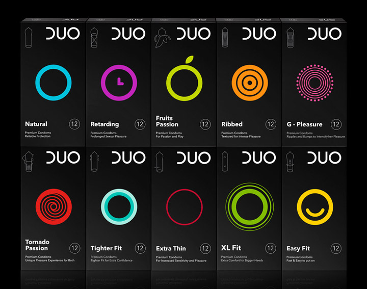 DUO避孕套品牌包装设计