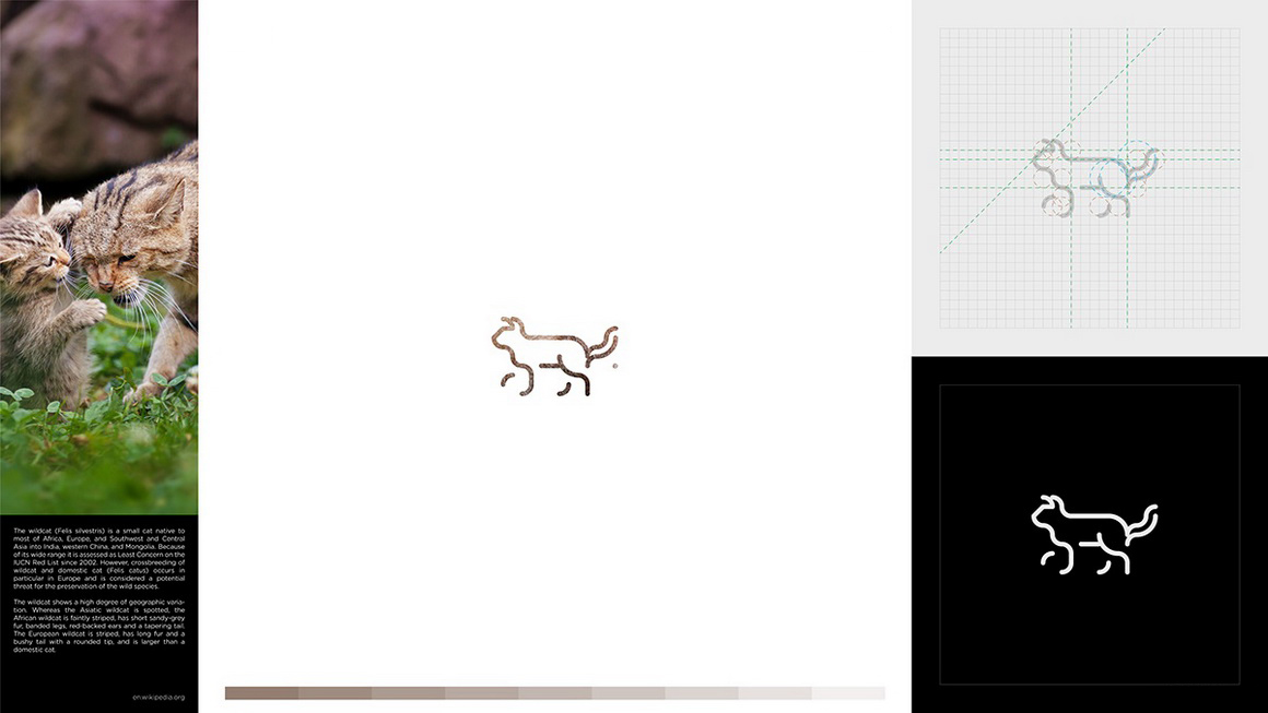 动物简笔画logo设计练习