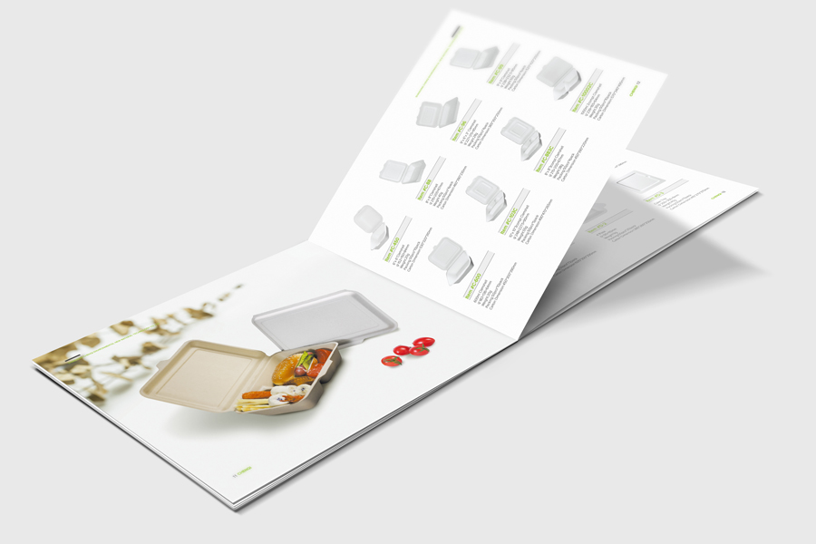 环保餐盒产品画册设计